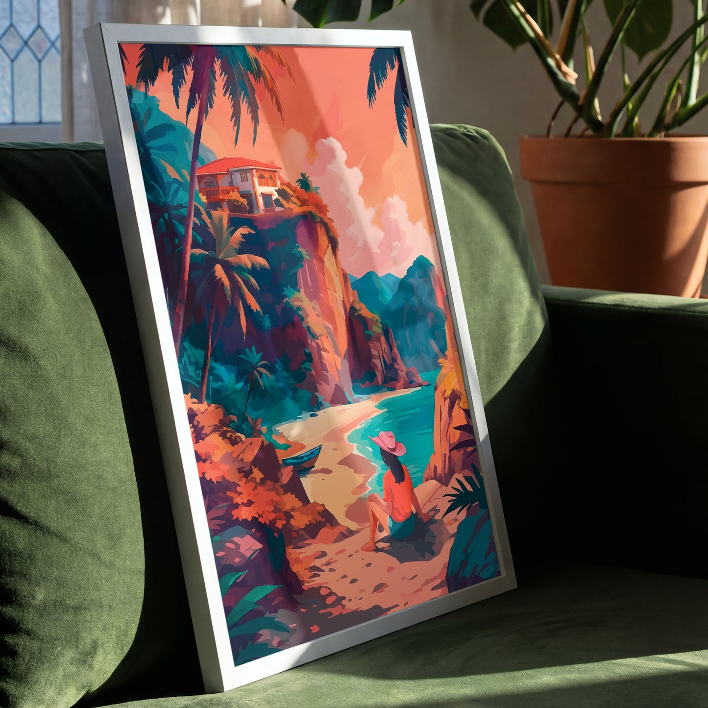Tropical Island Print