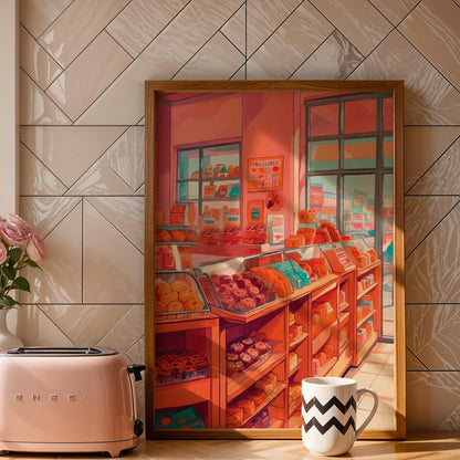 Warm Bakery Morning Print