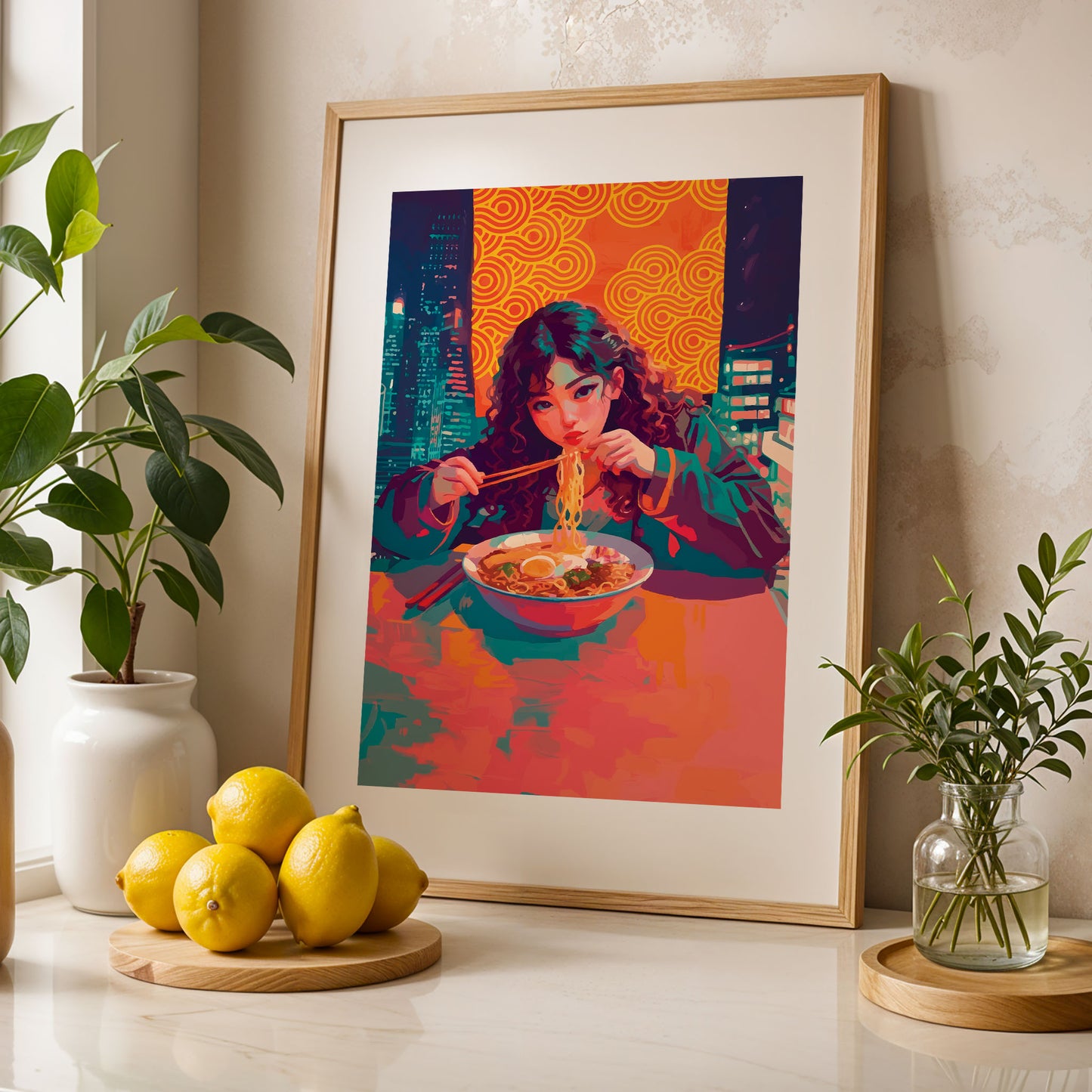 Midnight Ramen Vibes Print