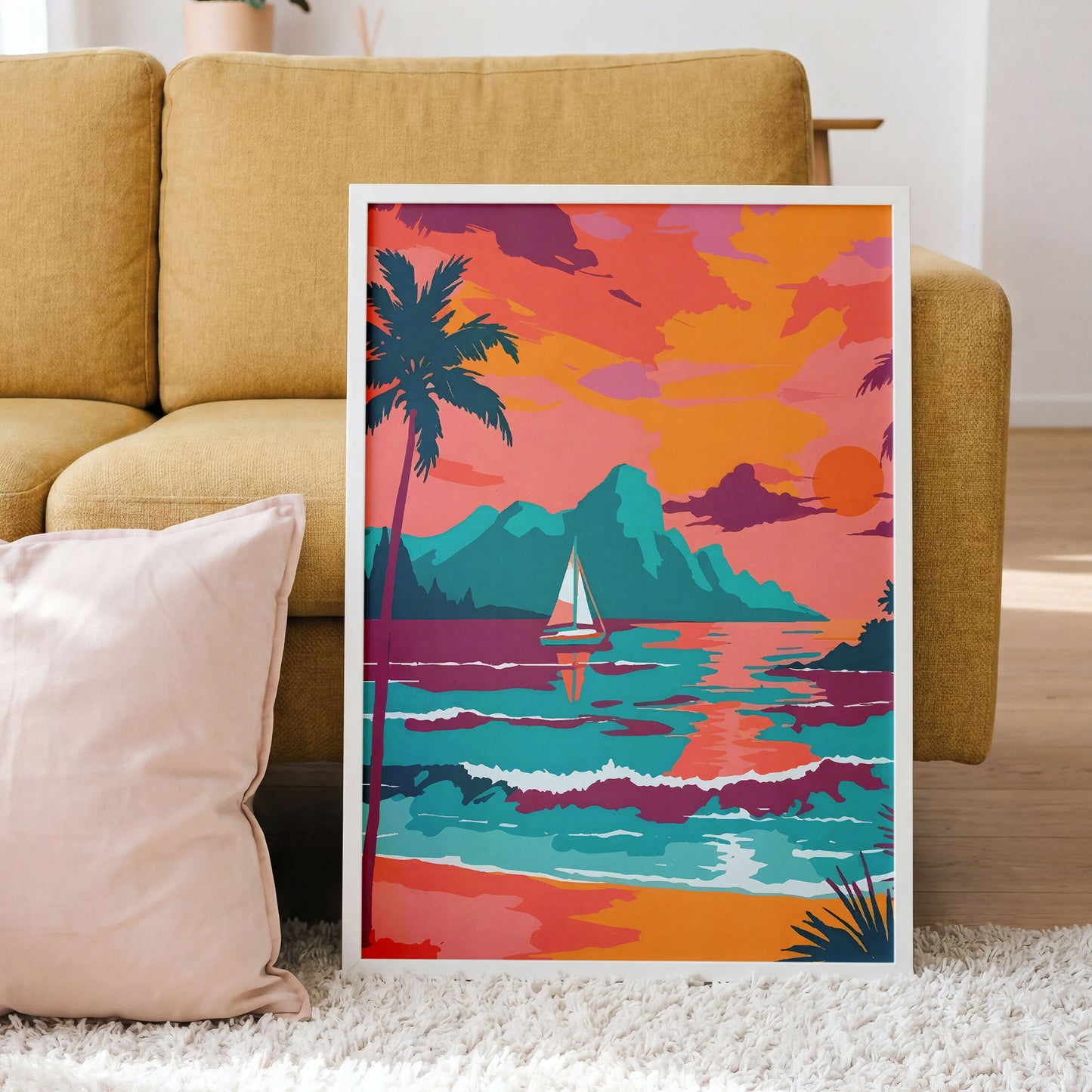 Sail into Paradise Print