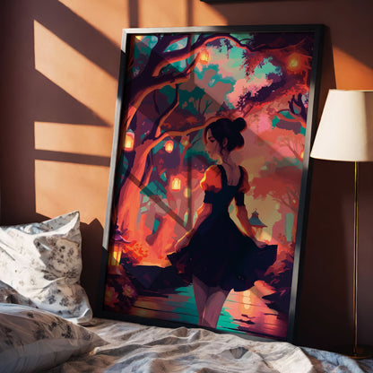 The Lantern Path Print
