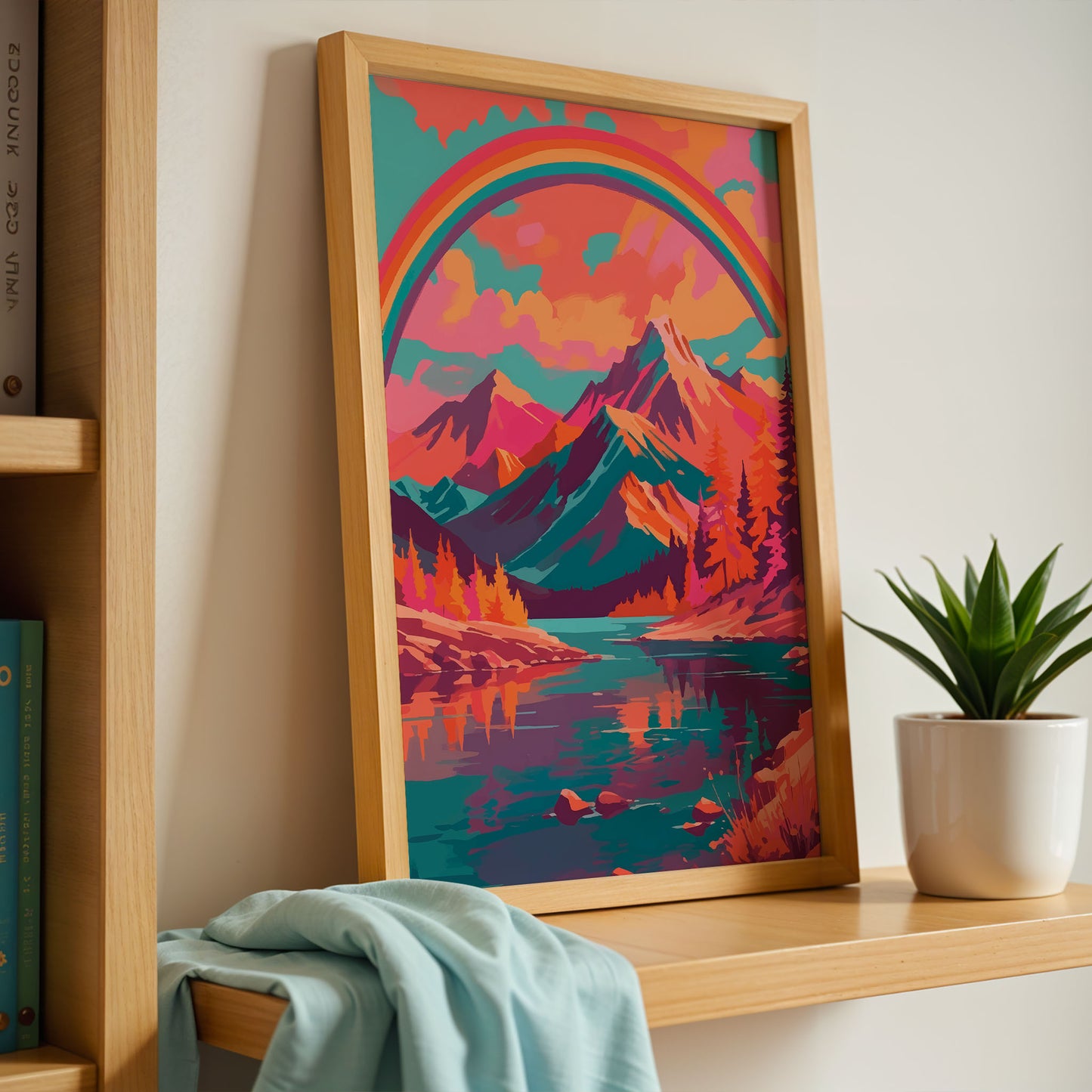Pastel Peaks Print