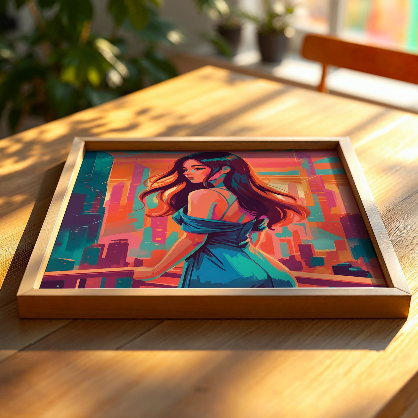 Blue Skyline Print