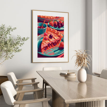 Strawberry Cherry Pie Print