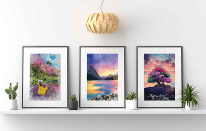 Pink Nature - Wall Art Bundle - SweetPixelCreations