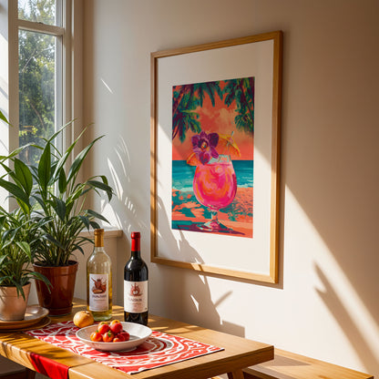 Tropical Cocktail Print