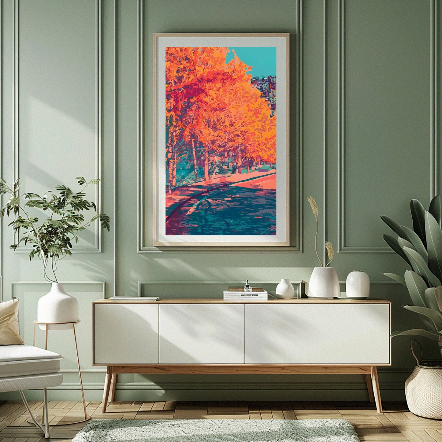 Autumn Street Print