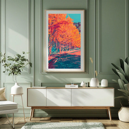 Autumn Street Print