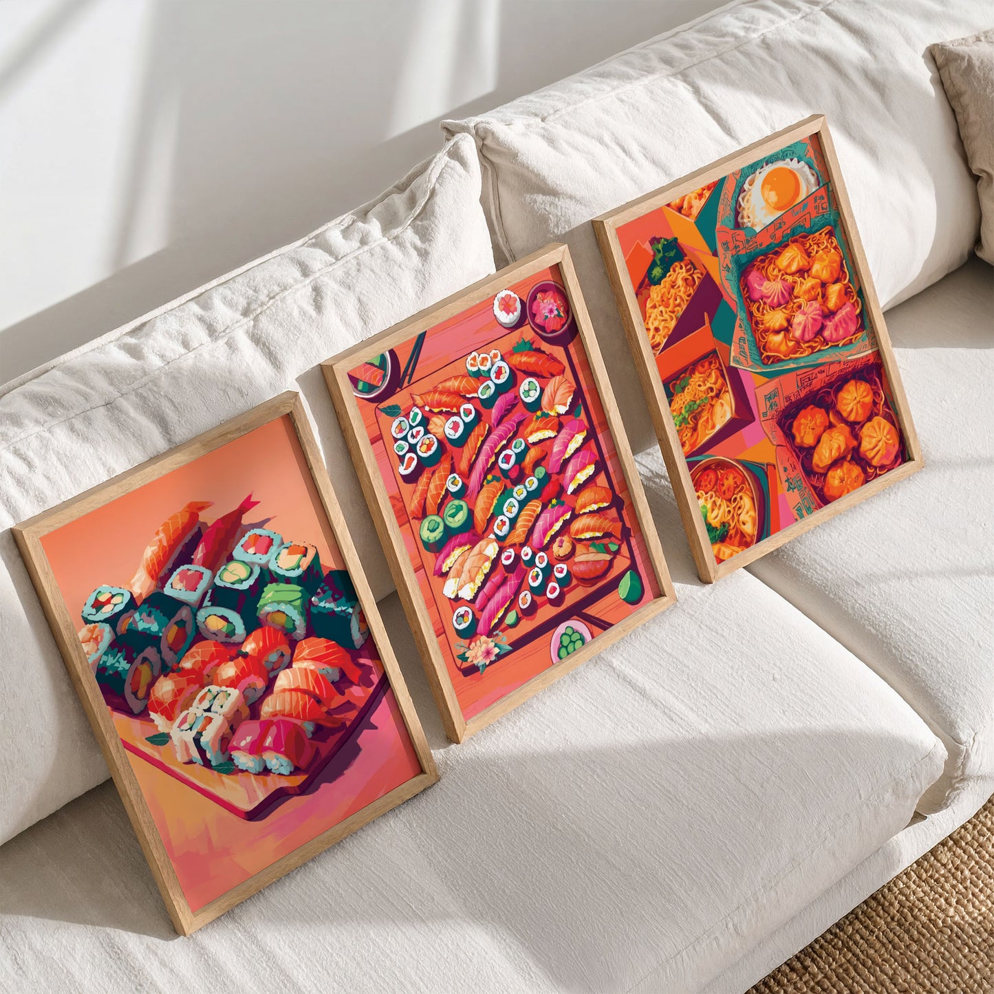 The Sushi Lover's - Set of 3 Prints