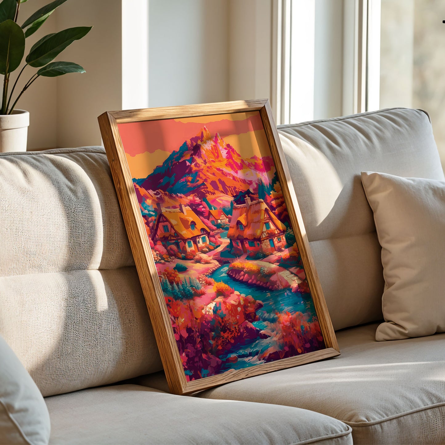 Alpine Cottage Print