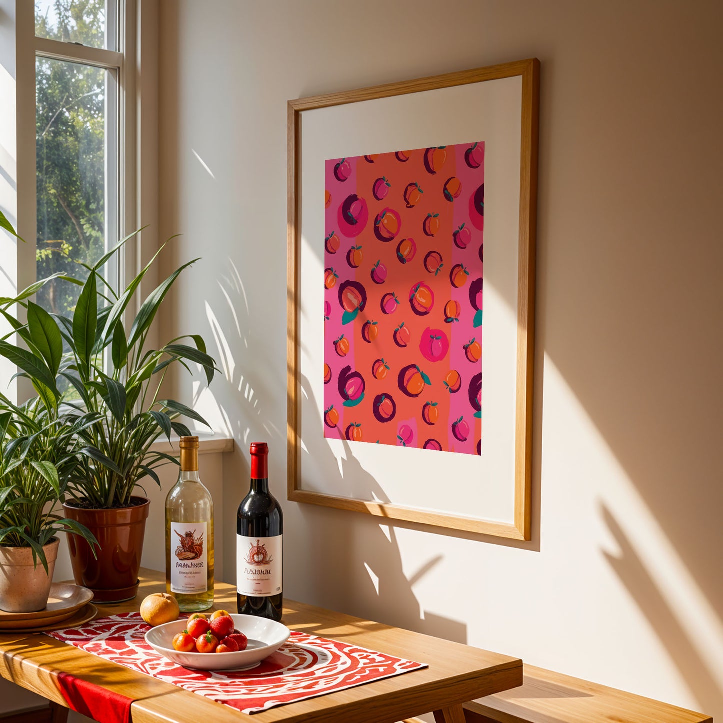 Pink Peaches Print