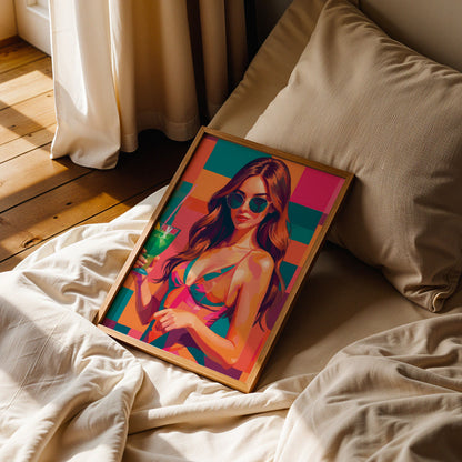 Poolside Elegance Print