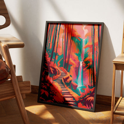 The Path to The Mystical Forest Print