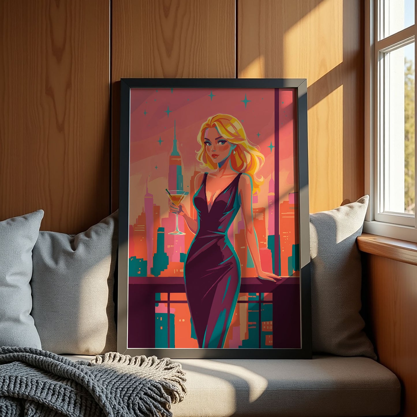 City Lights Elegance Print