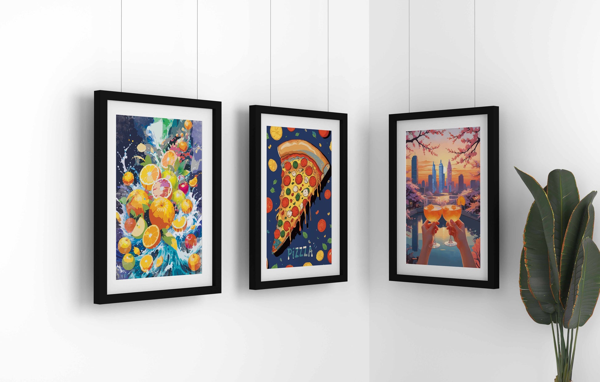 Food & Cityscape Art Print Bundle - SweetPixelCreations