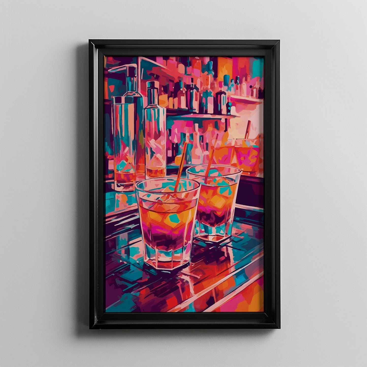 Cheers to the Night Print