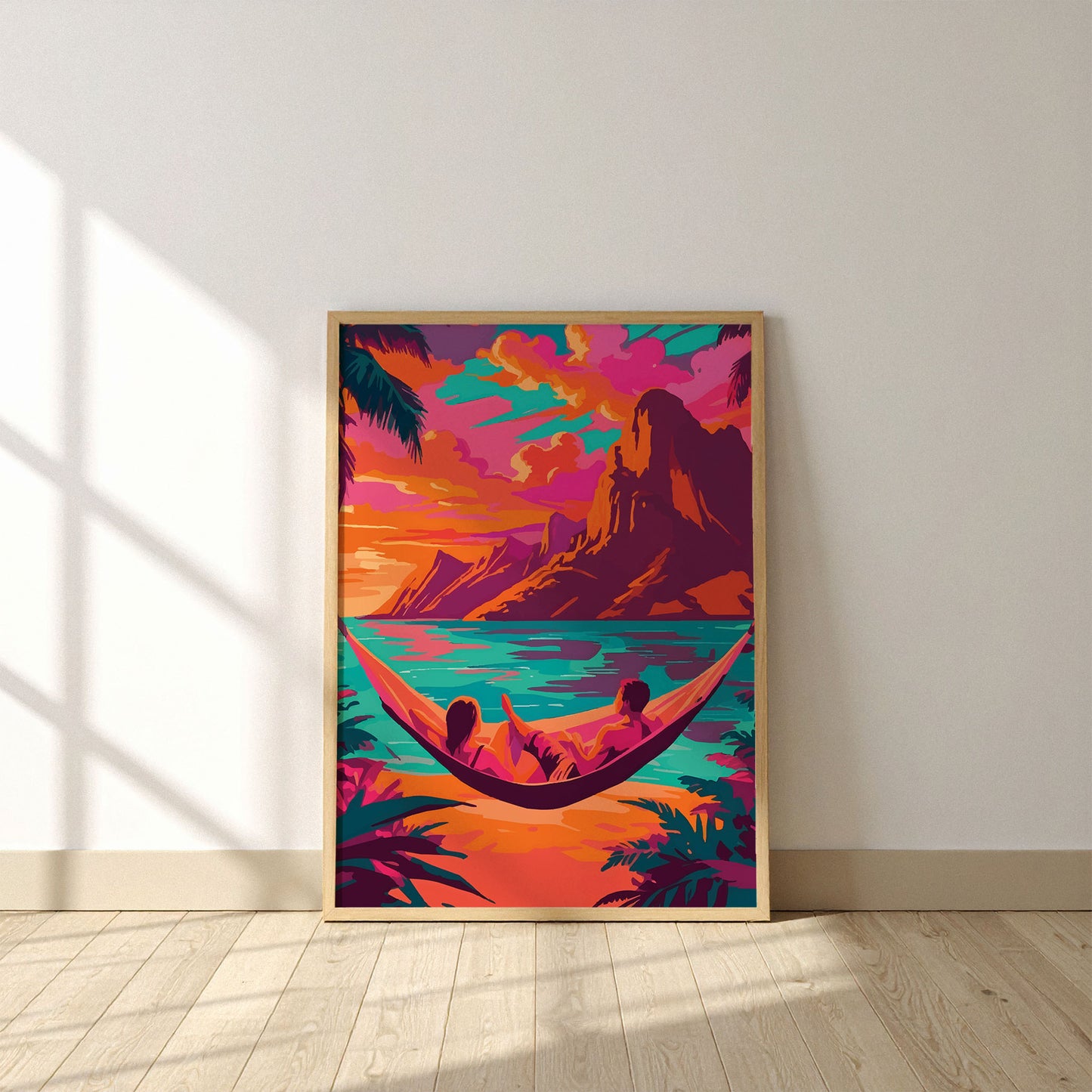 Hammock by the Lake Print