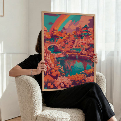 Rainbow Garden Print