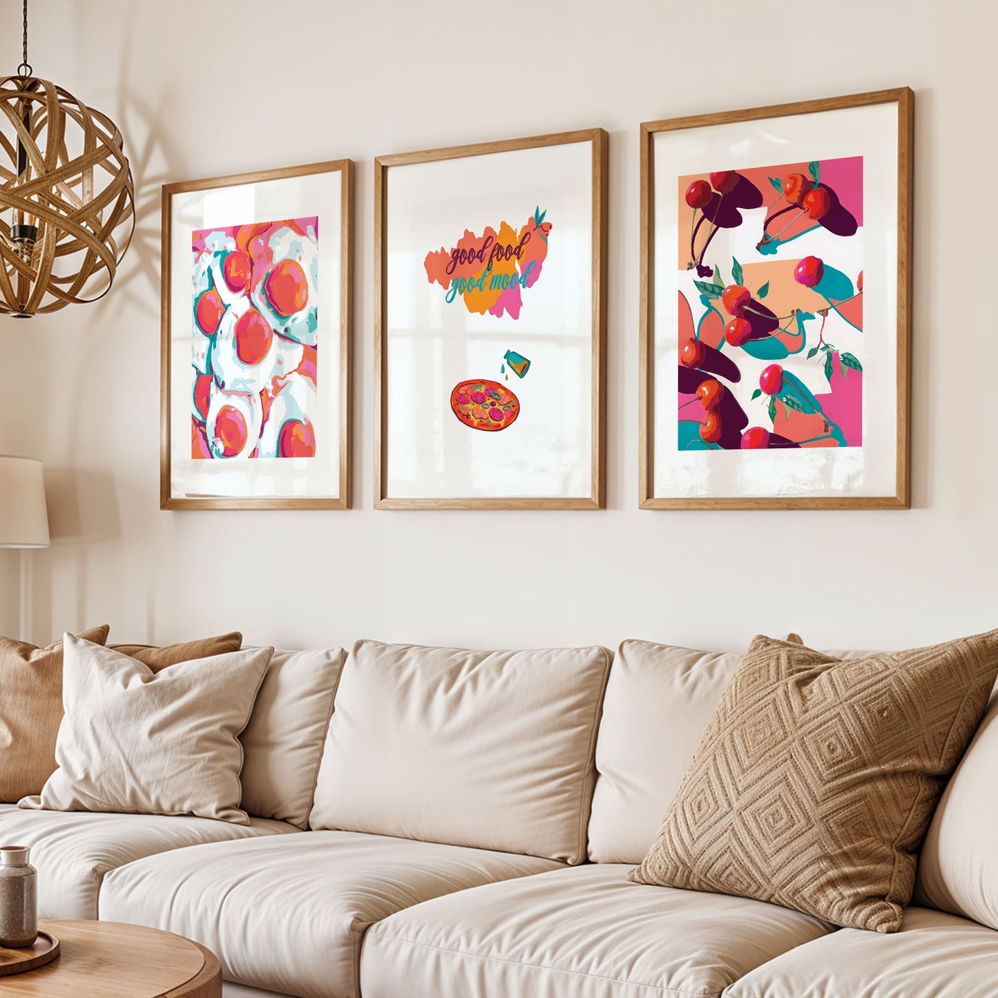 The Happy Kitchen - Set of 3 Prints