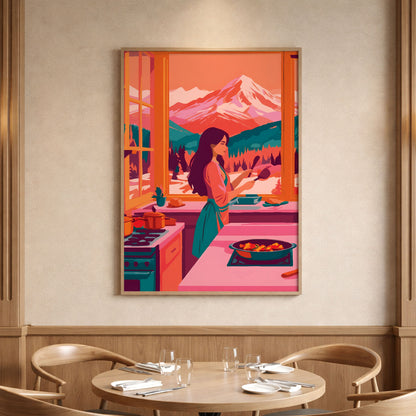 Mountain View Print