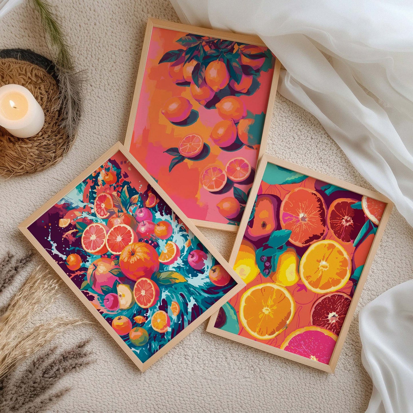 Squeeze the Day - Set of 3 Prints
