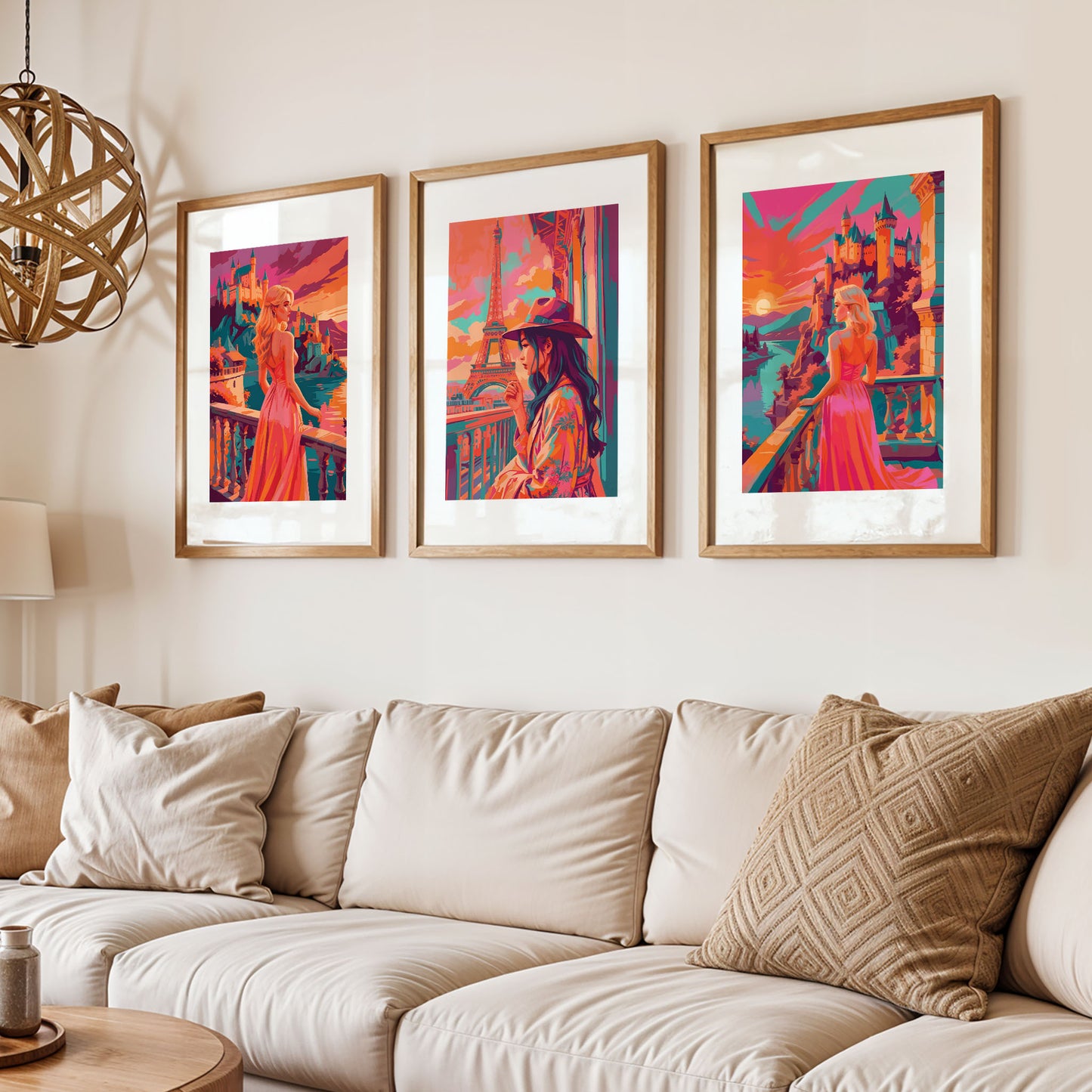Faraway and Glowing - Set of 3 Prints