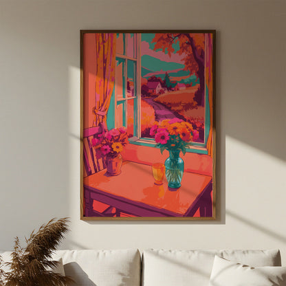 Sunny Window View Print