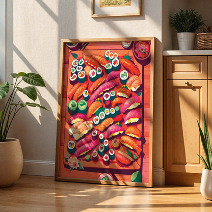 Gourmet Sushi Feast Print