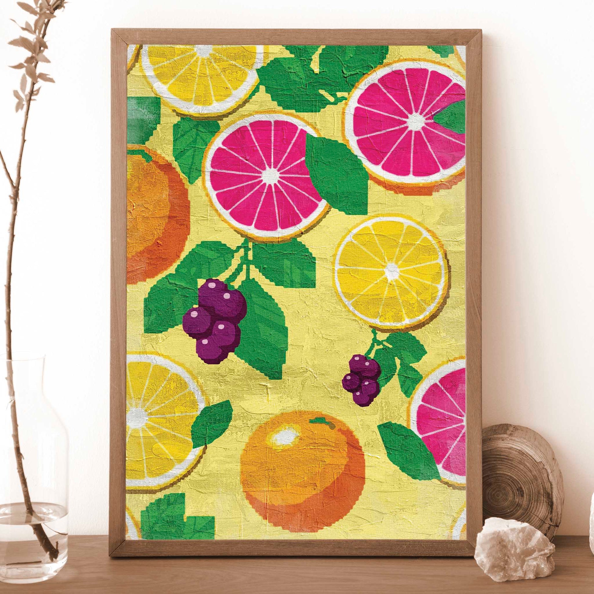 Citrus Symphony Oil Painting - SweetPixelCreations