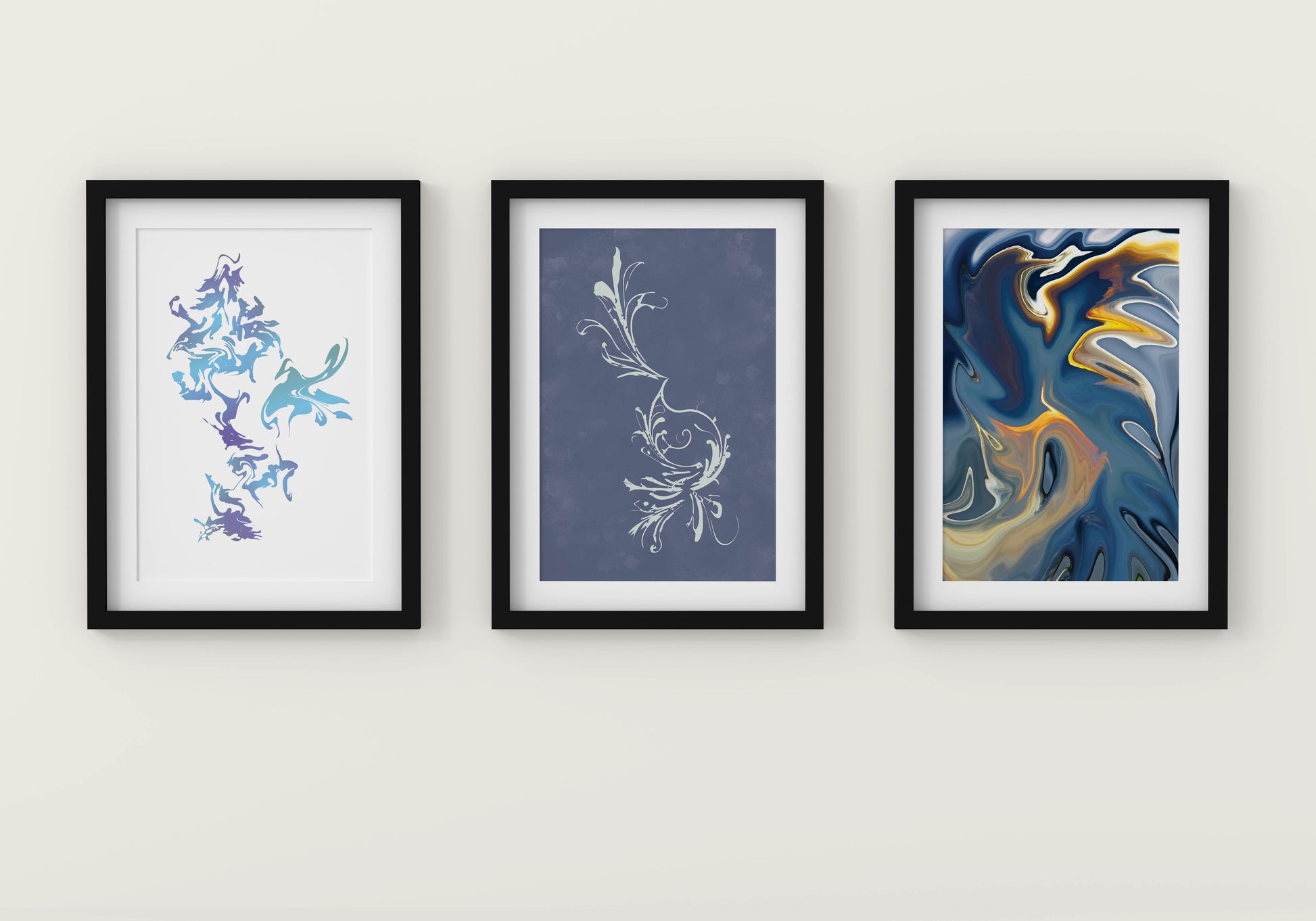 Abstract 3 Piece Wall Art Collection - SweetPixelCreations