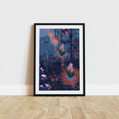 Flowers In The Rain Wall Art - SweetPixelCreations