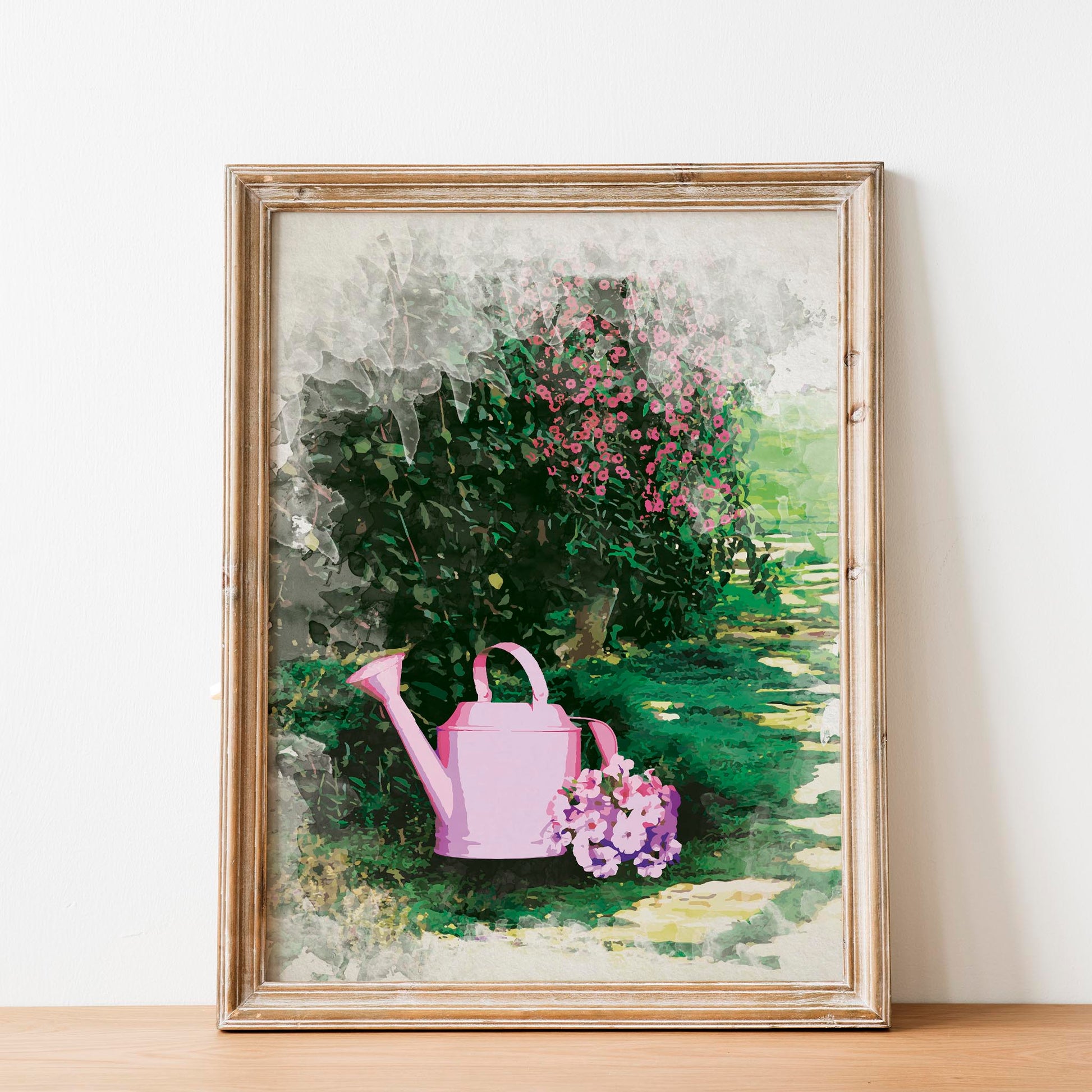 Watercolor Garden Print - SweetPixelCreations