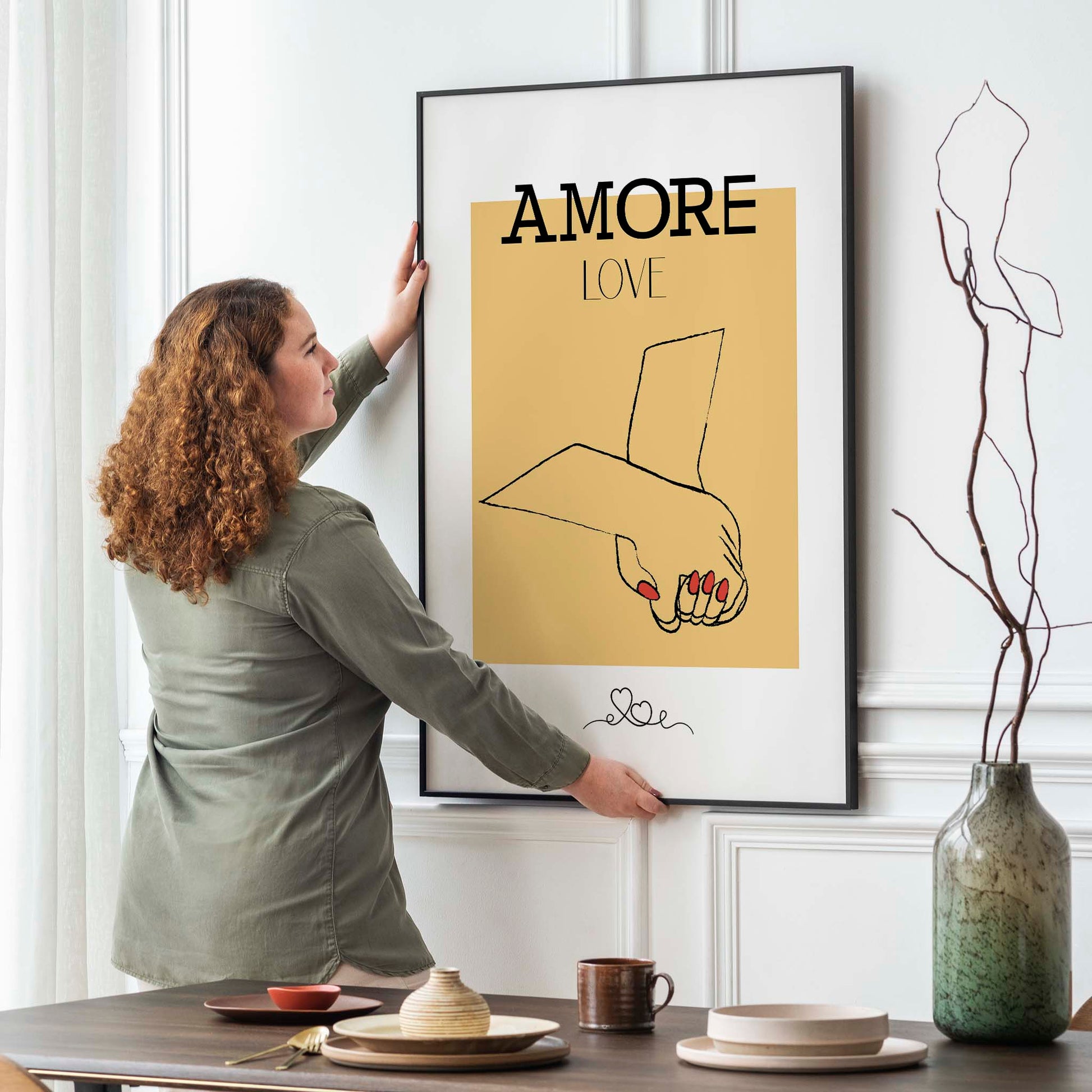 Amore - Love Illustration - SweetPixelCreations