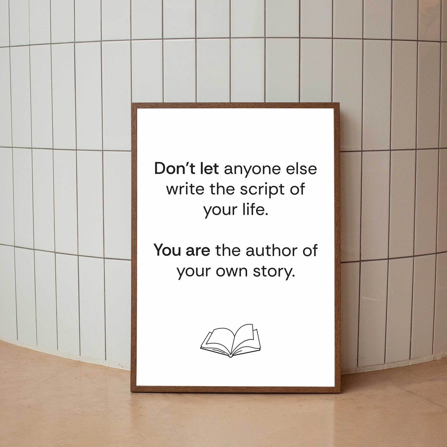 You Are The Author Of Your Own Story Motivational Quote - SweetPixelCreations