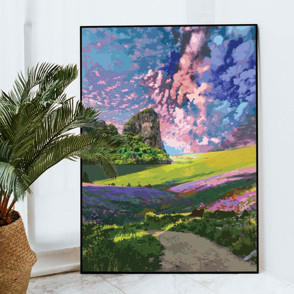 Colorful Landscape Painting - SweetPixelCreations