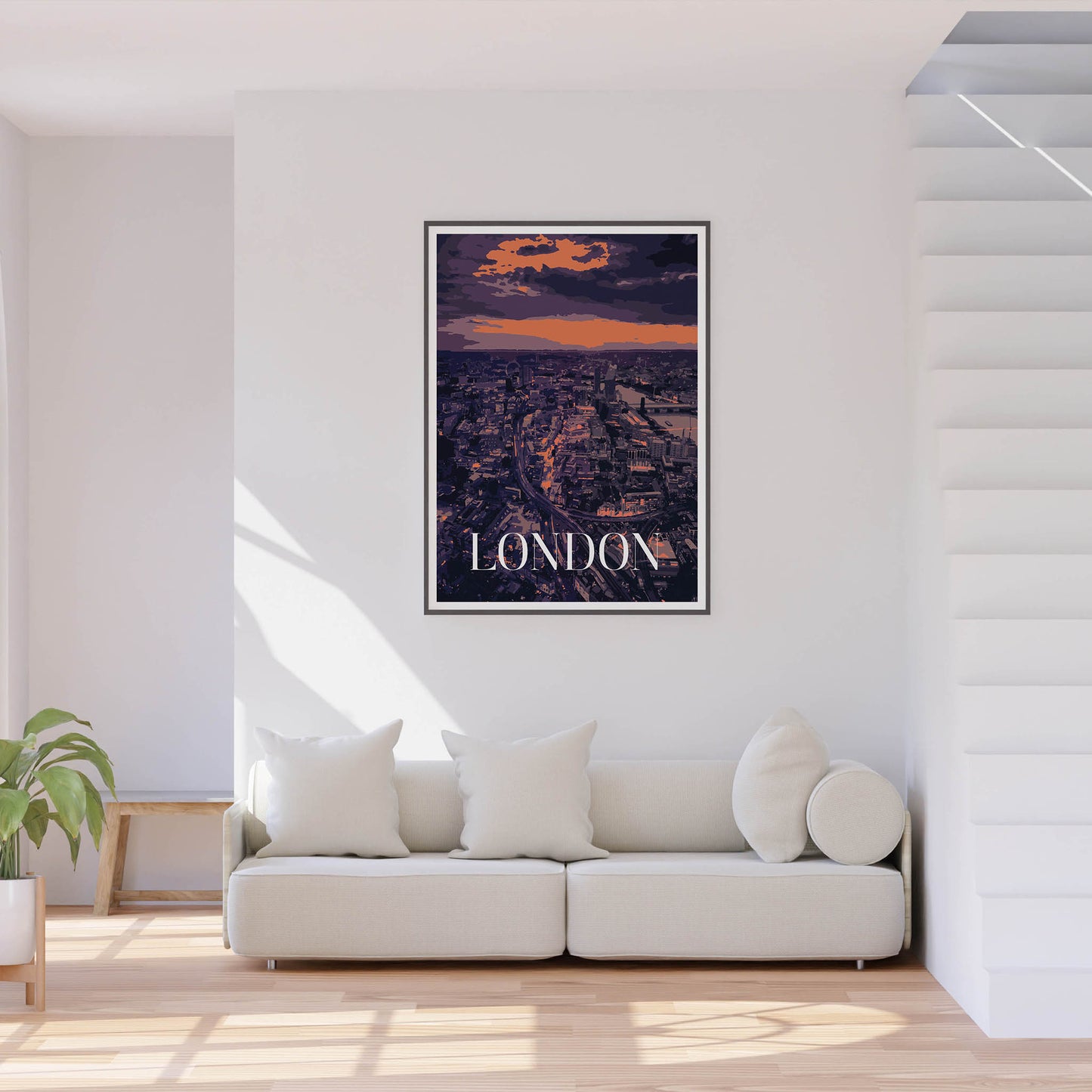 Night Time In London Illustration - SweetPixelCreations