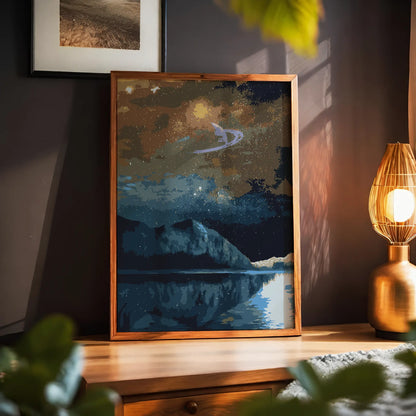 Night Galaxy Art Print