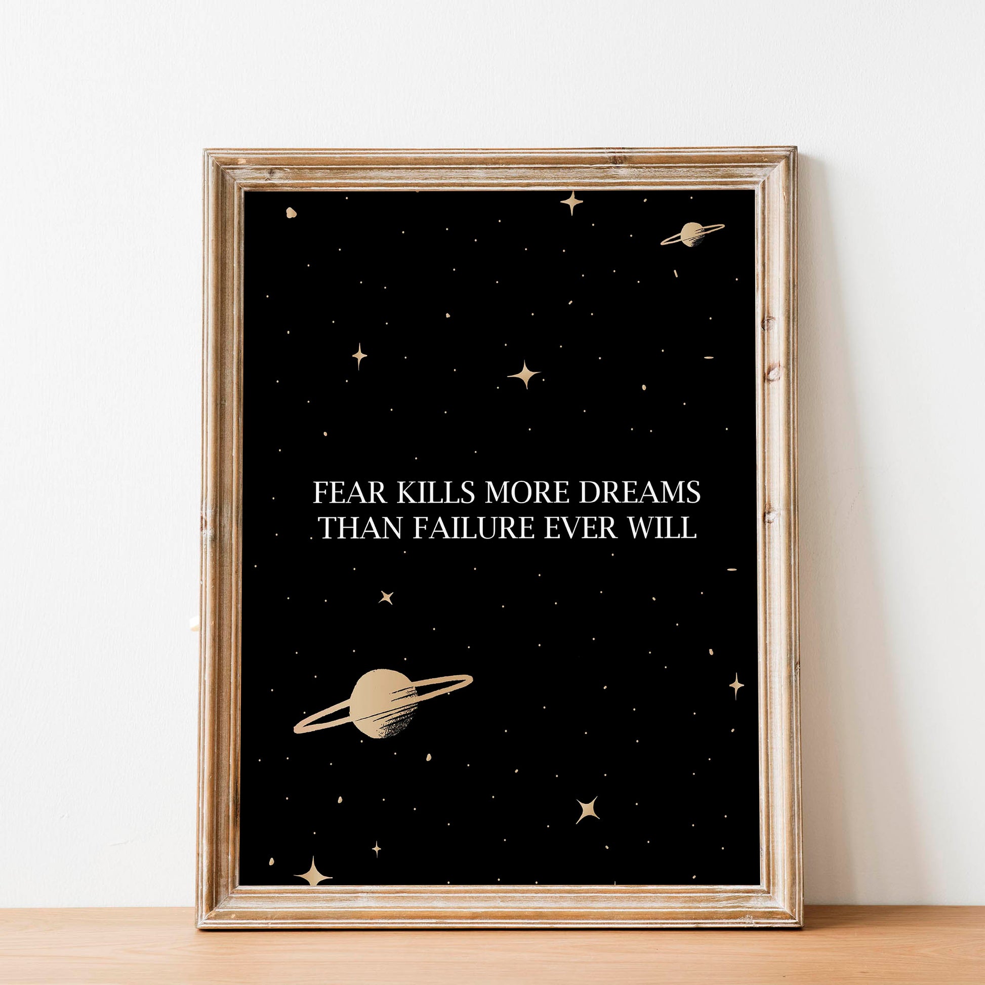 Fear Kills More Dreams Than Failure Ever Will Motivational Quote - SweetPixelCreations