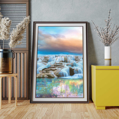 Waterfall Nature Art Print - SweetPixelCreations