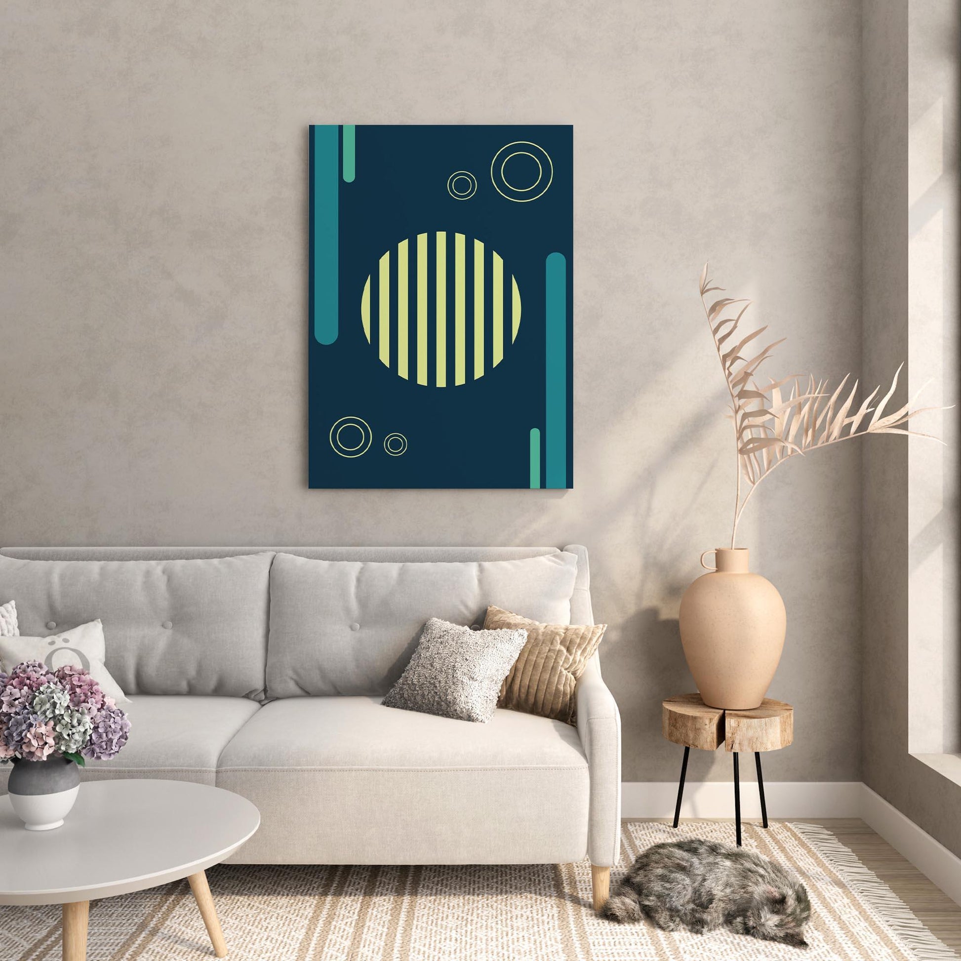 Abstract Bauhaus Poster - SweetPixelCreations