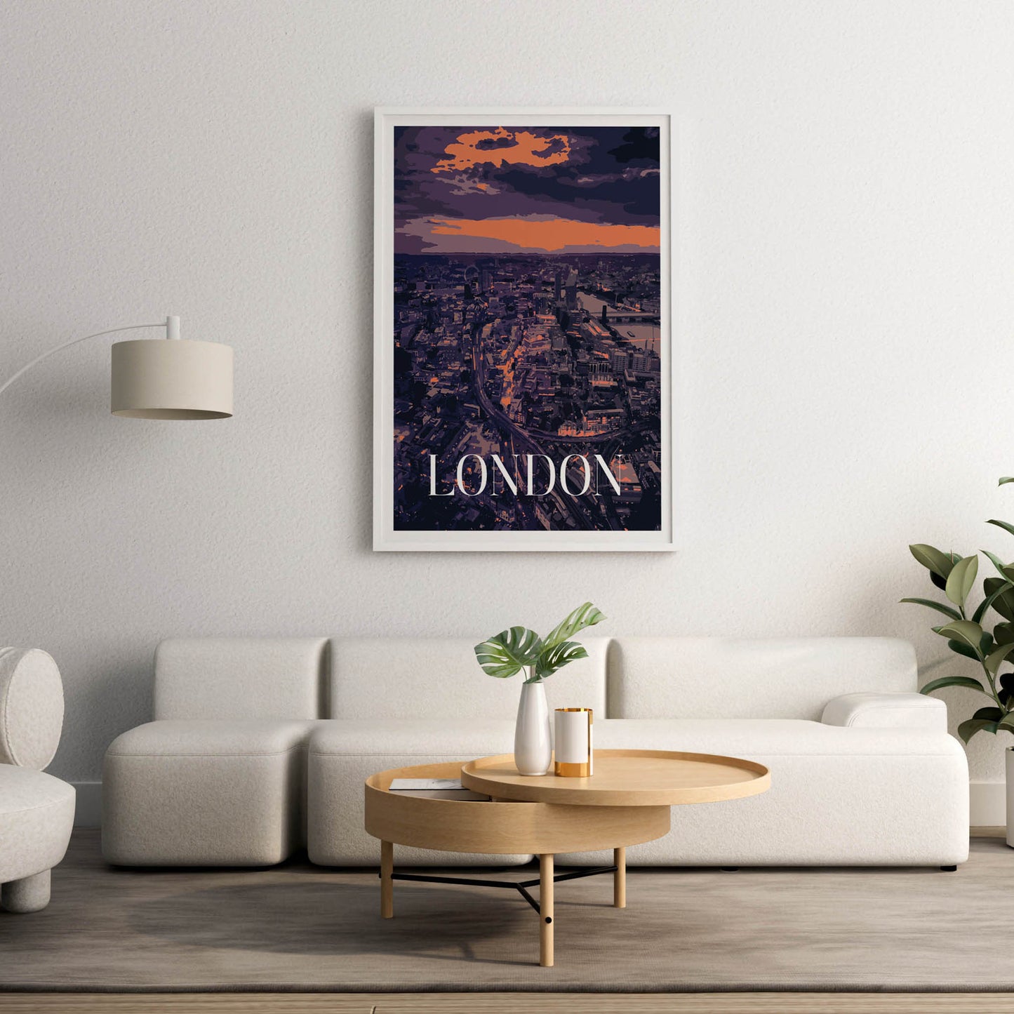 Night Time In London Illustration - SweetPixelCreations