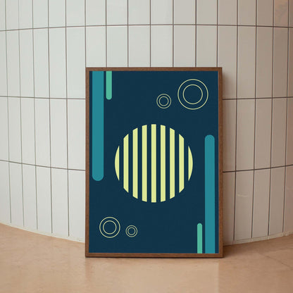 Abstract Bauhaus Poster - SweetPixelCreations