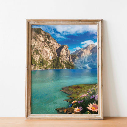 Watercolor Lake Print - SweetPixelCreations