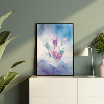 Colorful Pastel Flower Art Print - SweetPixelCreations