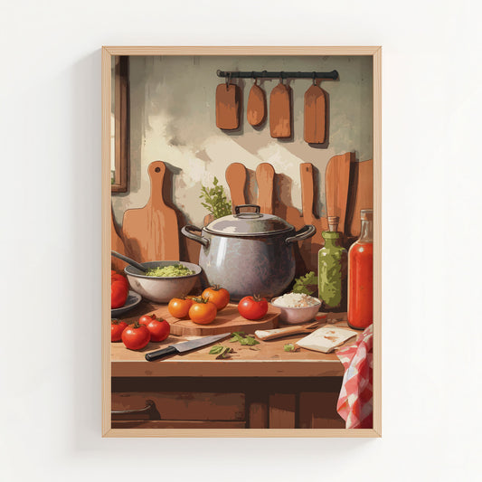Farmhouse Cooking Vibes Print