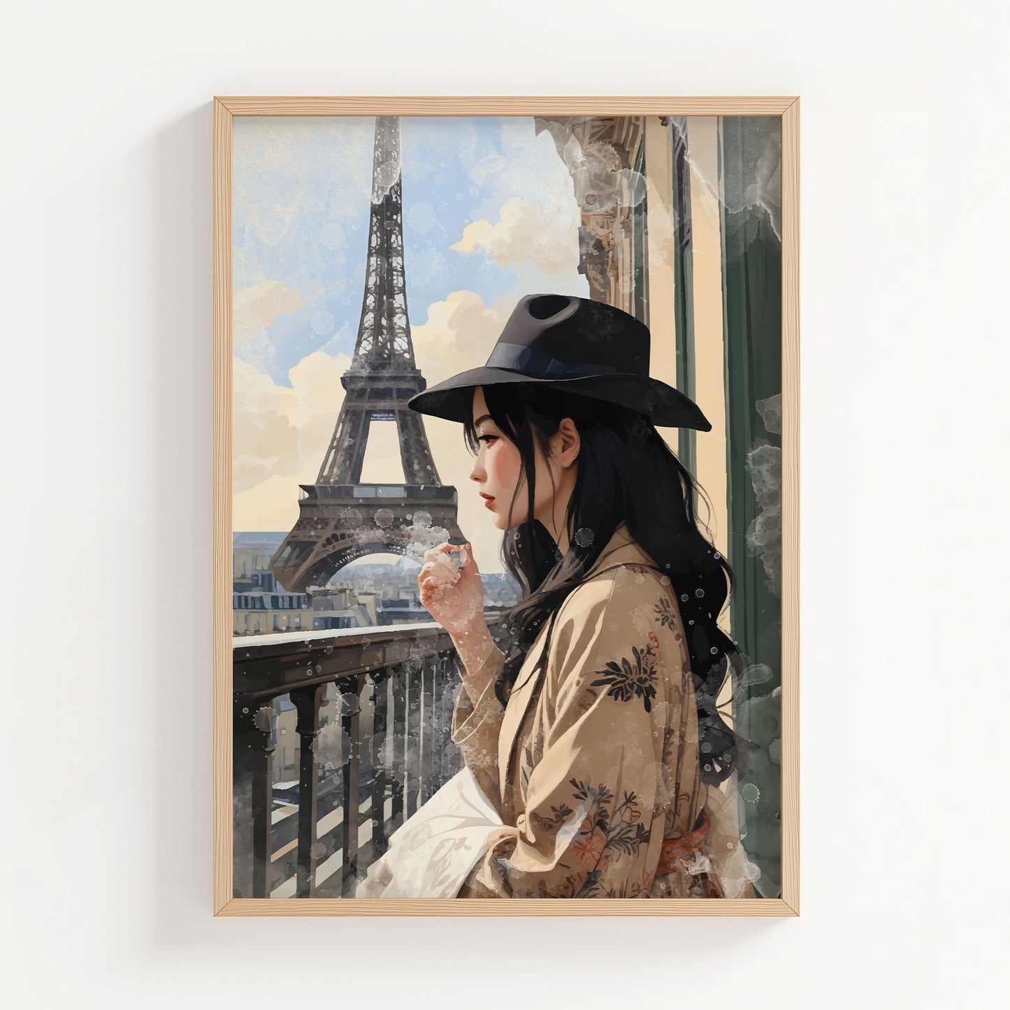 Paris Balcony View Print