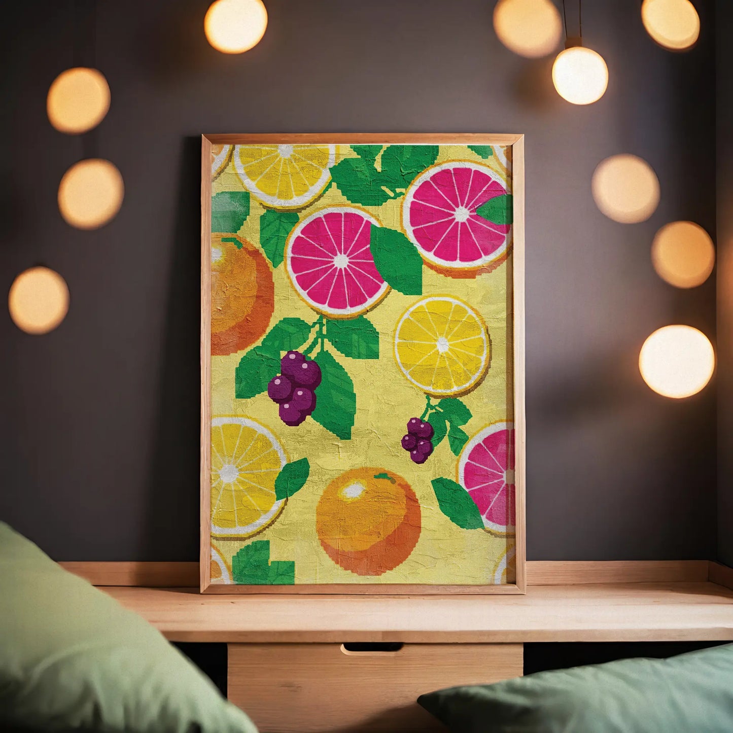 Citrus Symphony Oil Painting