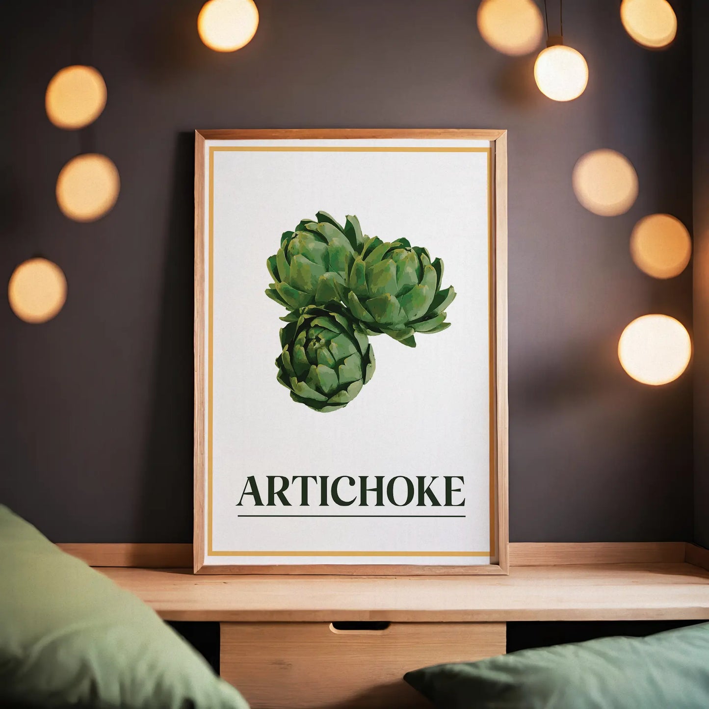 Green Artichoke - Art Print