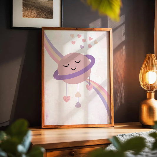 Smiling Planet Nursery Wall Decor