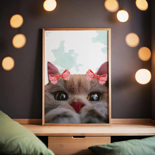 Cute Cat Art Print